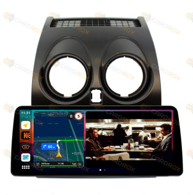 Штатная магнитола Nissan Qashqai J10 2007-2013 на Android 10, DSP, 4G, IPS, Carplay - Cardrox CD-4019-12 (12 дюймов)