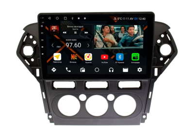 Штатная магнитола Ford Mondeo 4 2010-2015 рестайлинг (черная) (SYNC не поддерживает) на Android 11 - Cardrox CD-4167M