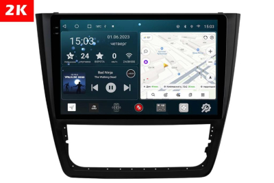 Автомагнитола штатная с 2K экраном RedPower 71404 Slim на Android 10 для Skoda Yeti (2009-2017) комплектация с кондиционером Автомагнитола штатная с 2K экраном RedPower 71404 Slim на Android 10 для Skoda Yeti (2009-2017) комплектация с кондиционером