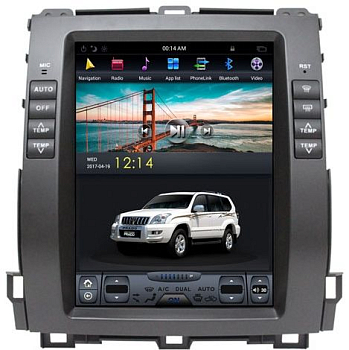 Магнитола Tesla для Toyota Land Cruiser Prado 120 2002-2009 на Android 9.0 Carmedia ZF-1116H-DSP Магнитола Tesla для Toyota Land Cruiser Prado 120 2002-2009 на Android 9.0 Carmedia ZF-1116H-DSP
