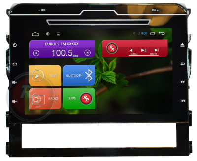 Штатное головное устройство Redpower 31201 IPS на Android 7.0+ для автомобилей Toyota Land Cruiser 200 (c DVD приводом) (2014+)