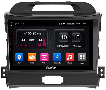 Штатная магнитола Ownice G60 S9735V для KIA Sportage 3 (Android 8.1)