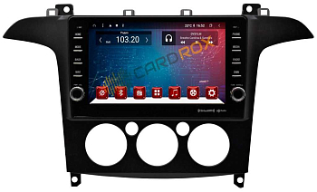 Головное устройство на Android 10 для Ford S-Max 2007-2008 CARDROX FD-4455-TS10-4-64 с кнопками и DSP процессором