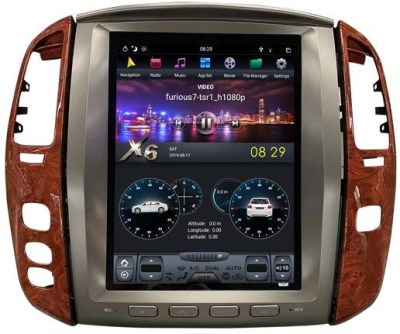 Магнитола Tesla для Lexus LX 470 на Android 9.0 Carmedia ZF-1305-DSP