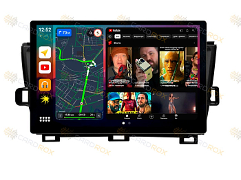Штатная магнитола Toyota Prius 30 2009-2015, левый руль, черная на Android 10, DSP, 4G, IPS, Carplay - Cardrox CD-4139-13-LB (11-13 дюймов)
