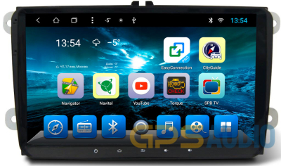 Штатное головное устройство Volkswagen, Skoda 9 дюймов на Android 8.1 CARMEDIA KR-9071-T8