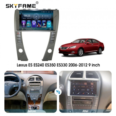Штатная магнитола для Lexus ES 2006-2012 на Android 10, DSP, HDMI, Интерьерная подсветка - Carmedia SF-9118-D