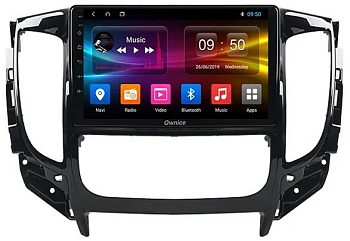Штатная магнитола для Mitsubishi Pajero Sport, L200 2017+ (климат) на Android 10, DSP, HDMI, Интерьерная подсветка - Carmedia OL-9567-2-D