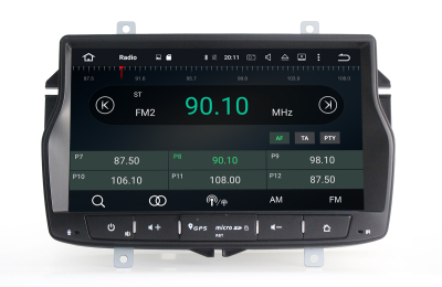 Штатное головное устройство Lada Vesta на Android 10 Carmedia MKD-L860-P30