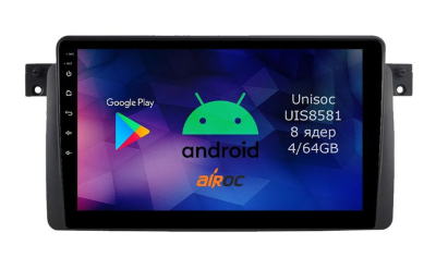 Штатная магнитола для BMW 3 E46 на Android 14 - Airoc RMN-2741