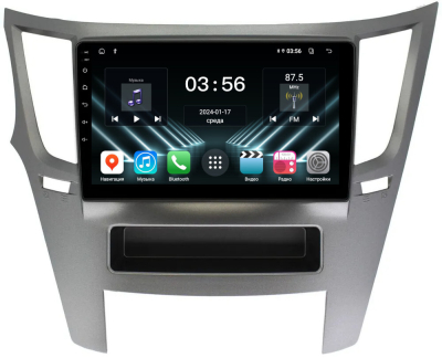 Штатная магнитола для Subaru Legacy (2009+), Outback (2009-2014) на Android 13 - FarCar (D/DX061M черная)