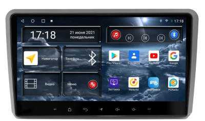 Автомагнитола штатная RedPower 71049 на Android 10 для AUDI A3 (2008-2012)