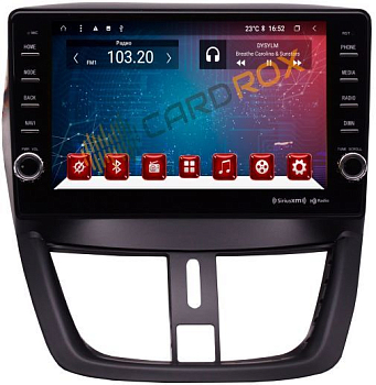 Штатная магнитола Peugeot 207 на Android 10 CARDROX FD-4613