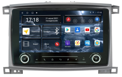 Автомагнитола штатная RedPower K71183 на Android 10 для Toyota Land Cruiser 100 (1998-2007)