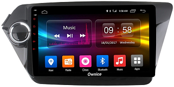Штатная магнитола для KIA Rio 2011-2017 (QB) на Android 10, DSP, HDMI, Интерьерная подсветка - Carmedia OL-9731-D Штатная магнитола для KIA Rio 2011-2017 (QB) на Android 10, DSP, HDMI, Интерьерная подсветка - Carmedia OL-9731-D