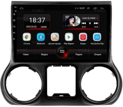 Штатная магнитола VOMI AK368R10-MTK-LTE-4-64 для Jeep Wrangler 2015-2016 на Android 10