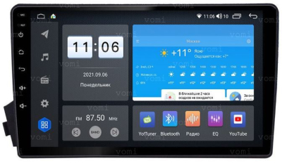 Штатная магнитола VOMI ZX529R9-7862-LTE для SsangYong Kyron 2005-2015, Actyon Sports 2006-2015, Actyon I 2005-2010 на Android 10