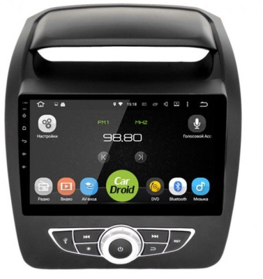 Штатная магнитола CarDroid RD-2331F для KIA Sorento Navi, 2012-2019 (Android 10)