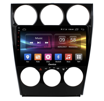 Штатная магнитола для Mazda 6 2005-2008 на Android 12 (14), (QLED/2K) - Carmedia OL-9505-NPQU