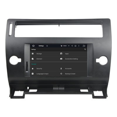 Штатное головное устройство Android 7.1 Newsmy KD-7247-P3-7-b для CITROEN C4 2004-2011, C5 черный