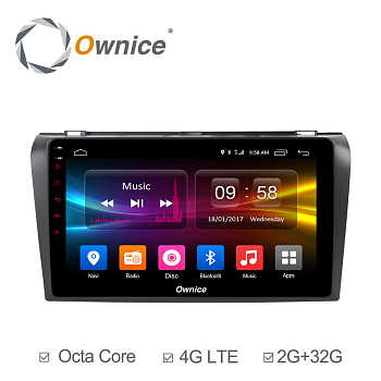 Штатная магнитола Ownice C500+ S9503P для Mazda 3 2007-2012 (Android 6.0) Штатная магнитола Ownice C500+ S9503P для Mazda 3 2007-2012 (Android 6.0)