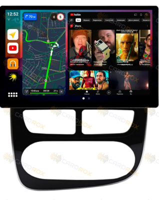 Штатная магнитола Renault Clio 2012-2016 на Android 10, DSP, 4G, IPS, Carplay - Cardrox CD-4621-13 (11-13 дюймов)