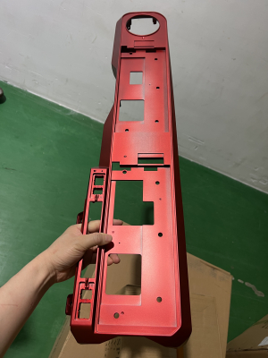 Магнитола + приборная панель для Jeep Wrangler 2018-2021 (красный) на Android 12 - Carmedia ZH-J1301R