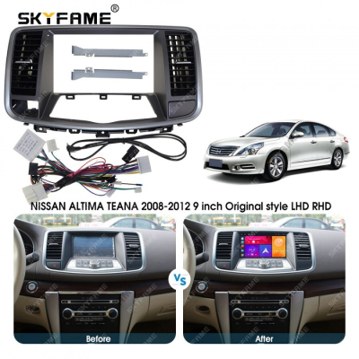 Штатная магнитола для Nissan Teana 2008-2013 (высокие комплектации с цветным экраном) на Android 10, DSP, HDMI, Интерьерная подсветка - Carmedia SF-9702-D