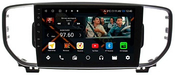 Штатная магнитола Kia Sportage 2016-2018, черный на Android 11, DSP, 4G, IPS / QLED 2K, Carplay - Cardrox CD-4043-B