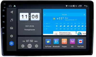 Штатная магнитола VOMI ZX403R10-7862-LTE для Jeep, Dodge, Chrysler 2006-2015 205x95мм на Android 10