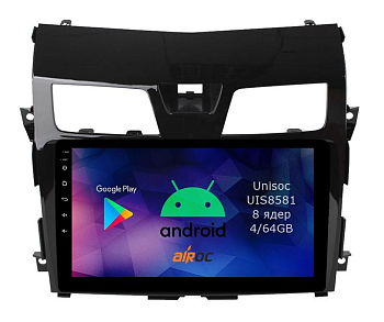 Штатная магнитола для Nissan Teana 3, 2014-2016 (без навигации) на Android 14 - Airoc RMN-1203