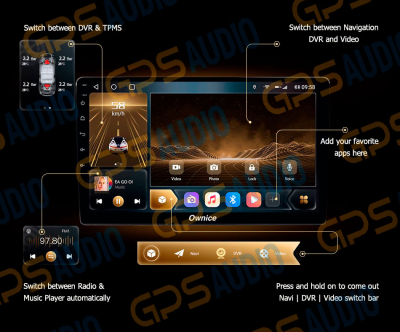 Штатная магнитола для Nissan X-Trail 2007-2014 (T31) на Android 10, DSP, HDMI, Интерьерная подсветка - Carmedia OL-1678-D