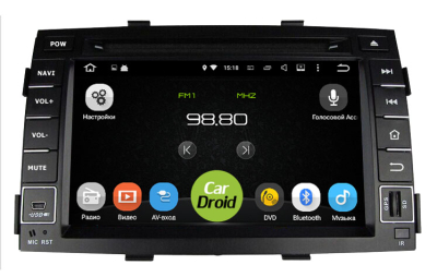 Штатная магнитола Roximo CarDroid RD-2302D для Kia Sorento 2010-2012 (Android 9.0) DSP