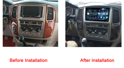 Автомагнитола штатная с 2K экраном RedPower 71483 Slim на Android 10 для Toyota Land Cruiser 105 (2002-2007)