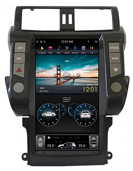 Магнитола Tesla для Toyota Land Cruiser Prado 150 2009-2013 на Android 4.4 CARMEDIA ZF-1802