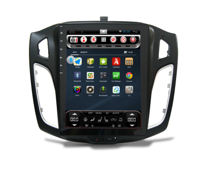 Головное устройство 10 дюймов Ford Focus 2011+ на Android 9.0 CARMEDIA SP-10402-T8 tesla-style