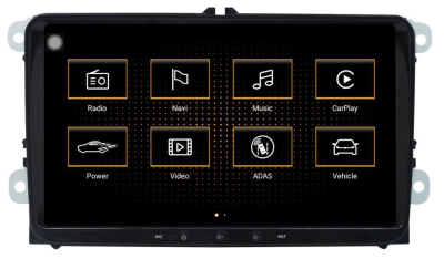 Штатное головное устройство Volkswagen, Skoda на Android 8.1 CARMEDIA MIB4-885-PQ