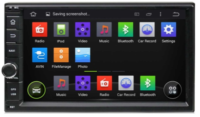 Универсальная магнитола 2DIN Android 7.1 Newsmy KD-7000-P3-7 7 дюймов
