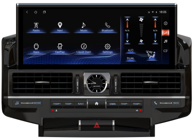 Штатная магнитола Toyota Land Cruiser 200 2008-2015 (для высоких комплектаций со штатной навигацией и круговым обзором) на Android 13 - Radiola RDL-LC200H 105