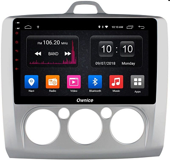 Штатная магнитола Ownice G60 S9201V-M для Ford Focus 2, S-max (Android 8.1) кондиционер