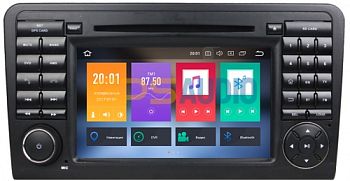 Штатное головное устройство для MERCEDES ML класс W164 2005-2011, GL класс X164 2006-2012 на Android 8.0 Carmedia KDO-9629