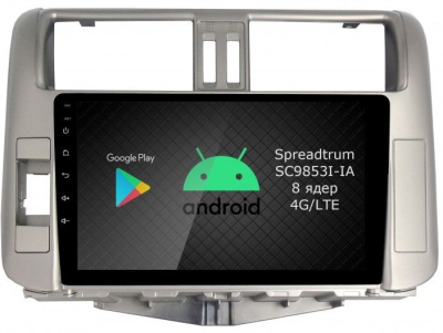 Штатная магнитола Roximo RI-1114-8 для Toyota Land Cruiser Prado 150, 2009-2014 на Android 12 (8/128Gb)