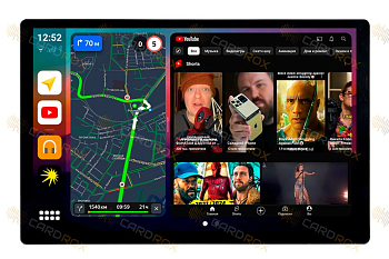 Штатная магнитола Toyota Ractis 2010 - 2016 на Android 10, DSP, 4G, IPS, Carplay - Cardrox CD-4880-13 (11-13 дюймов)