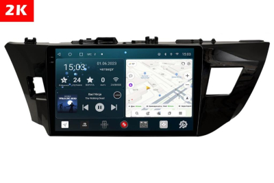 Автомагнитола штатная с 2K экраном RedPower 71066 Slim на Android 10 для Toyota Corolla 2013-2016