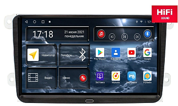 Автомагнитола штатная Redpower 75004 на Android 10 для для Volkswagen, Skoda универсальная Автомагнитола штатная Redpower 75004 на Android 10 для для Volkswagen, Skoda универсальная