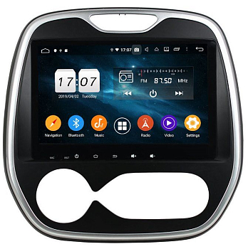 Штатная автомагнитола Renault Kaptur 2016+ климат Carmedia KD-9627-P5 Android 9.0 DSP