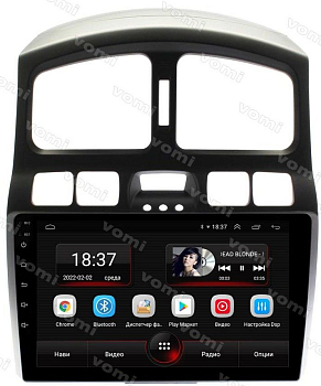 Штатная магнитола VOMI AK574R9-MTK Hyundai Santa Fe 1 Classic 08.2004-03.2006 рестайлинг на Android 10