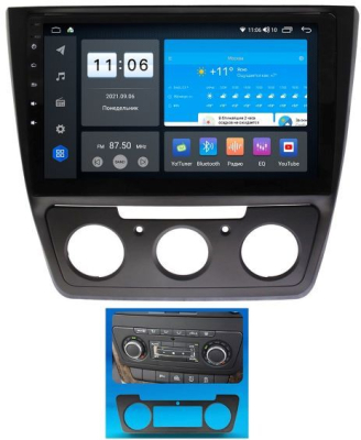 Штатная магнитола VOMI ZX344R10-7862-LTE-4-64 для Skoda Yeti 2009-2018 на Android 10