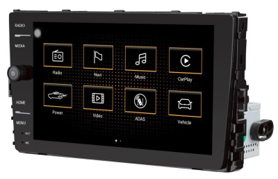 Штатное головное устройство Volkswagen Passat B8 2016+, Tiguan 2016+, Terramont, Golf 7 на Android 8.1 CARMEDIA MIB4-928-MQB