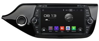 Штатная автомагнитола Kia Ceed II 2012+ (рамка глянец) Carmedia KD-8055-P6 Android 9.0 DSP